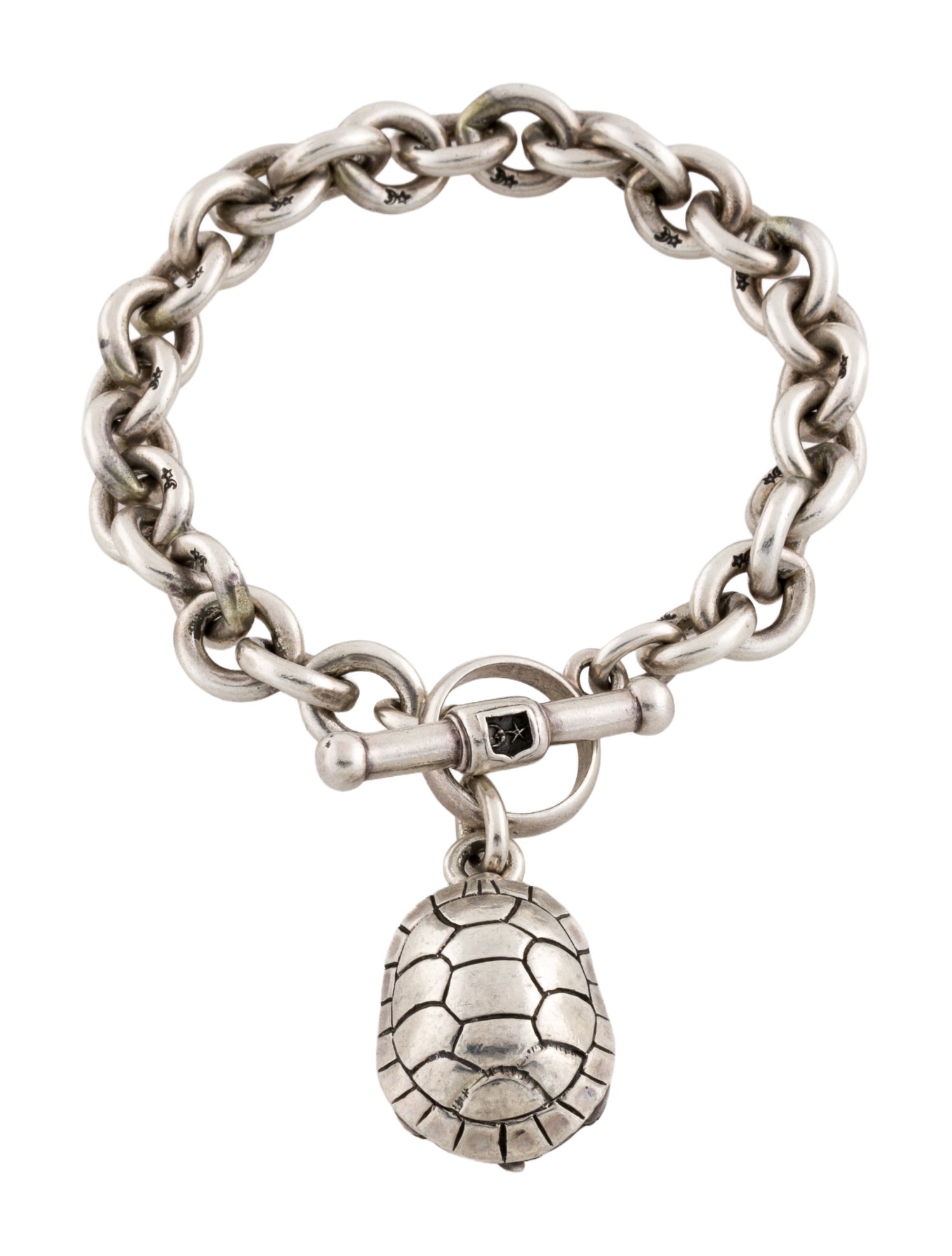 Kieselstein-Cord Vintage Turtle Charm Bracelet