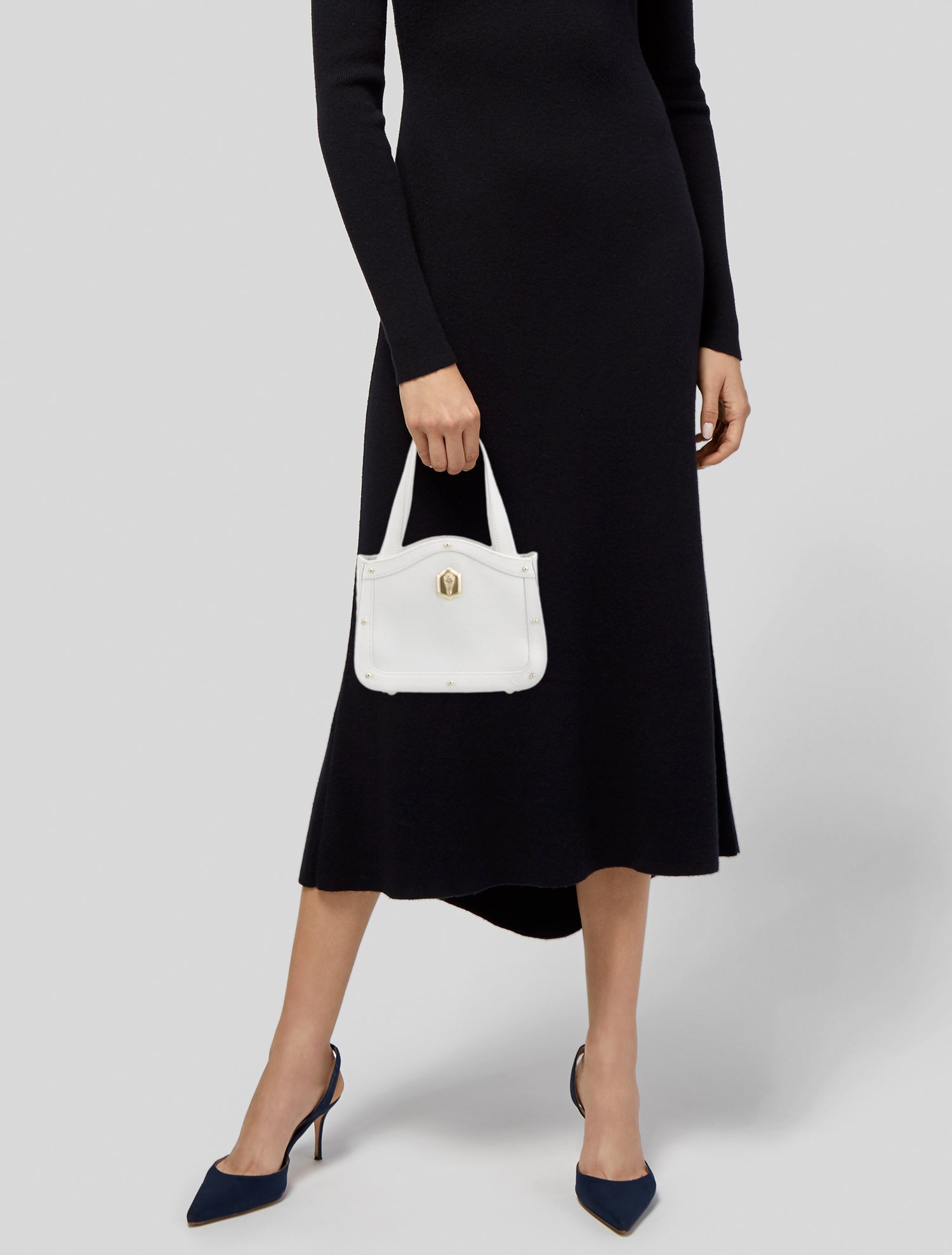 Kieselstein-Cord Leather Top Handle Bag