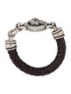 Kieselstein-Cord Leather Labrador Head Station Bracelet