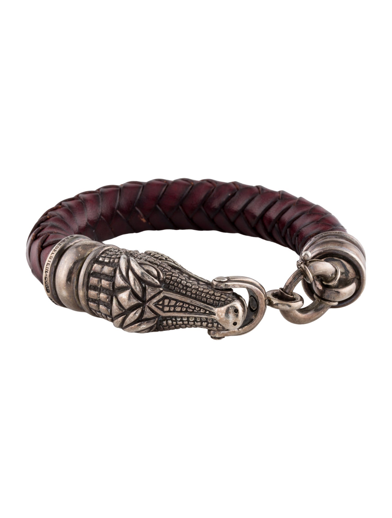 Kieselstein-Cord Leather Alligator Bracelet
