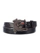 Kieselstein-Cord Skinny Alligator Belt