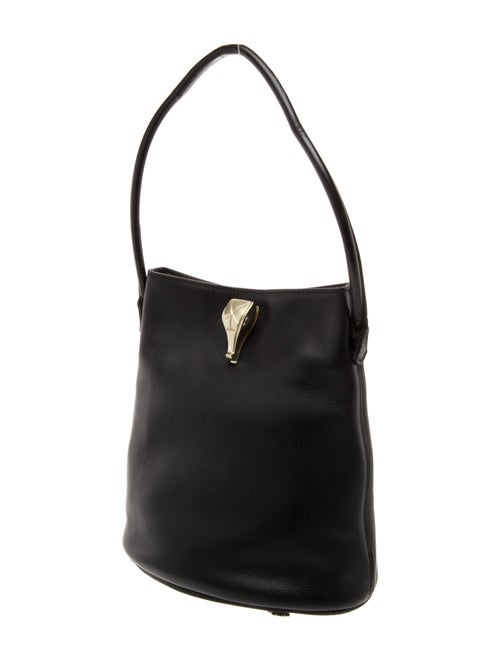 Kieselstein-Cord Leather Shoulder Bag