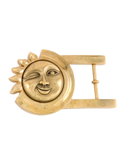Kieselstein-Cord Winking Sun Belt Buckle