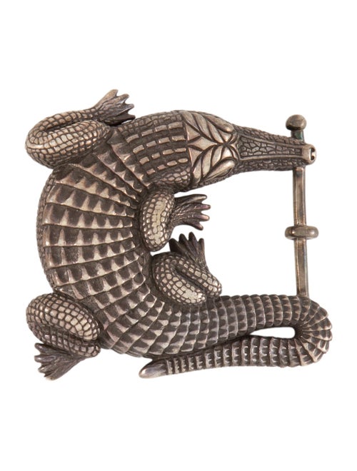 Kieselstein-Cord Alligator Grand Belt Bucket