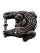 Kieselstein-Cord Metal Alligator Belt Buckle