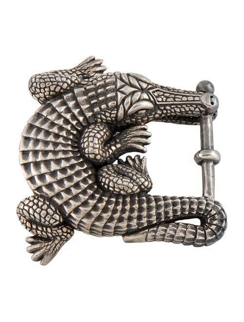 Kieselstein-Cord Crocodile Belt Buckle