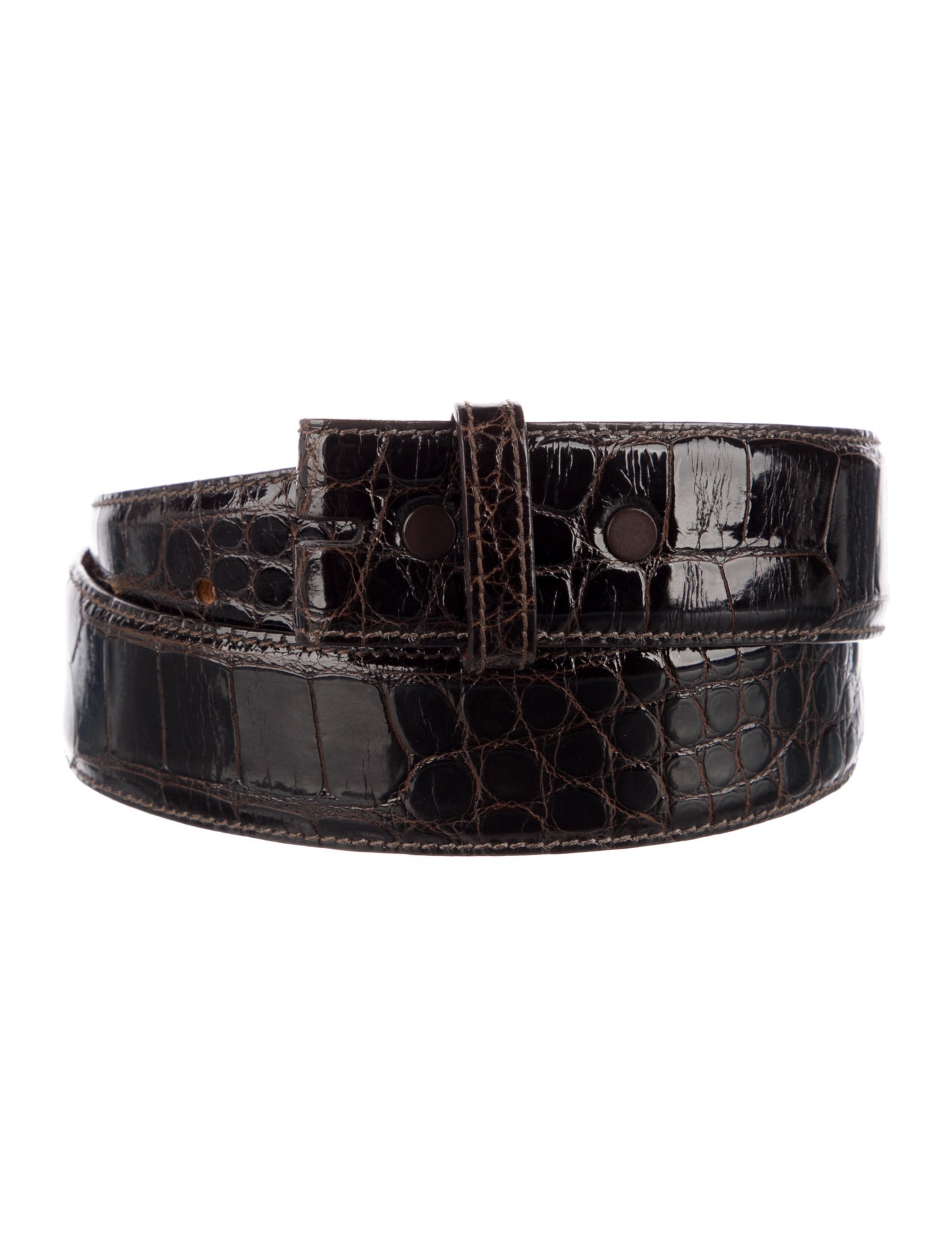 Kieselstein-Cord Alligator Belt