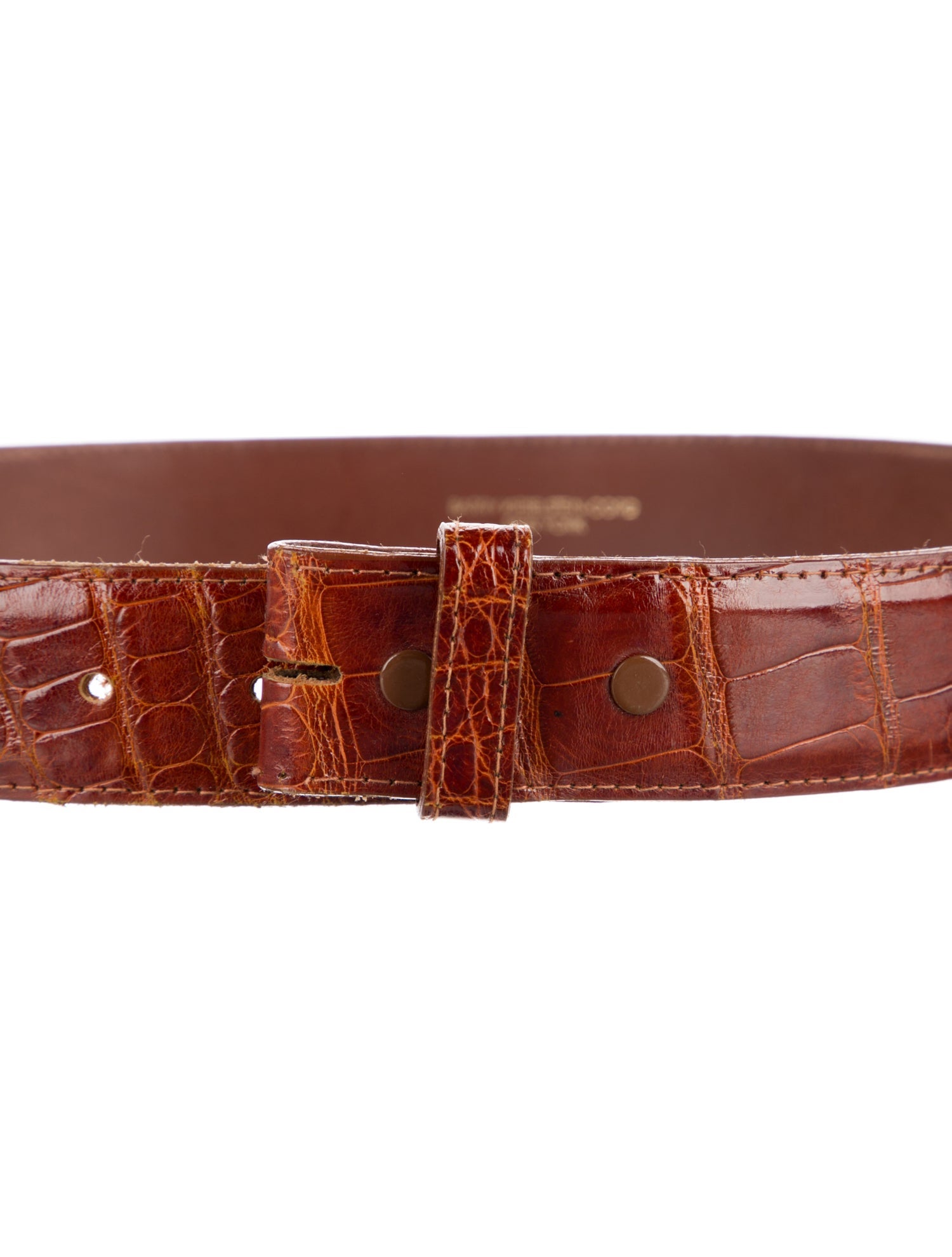 Kieselstein-Cord Alligator Waist Belt