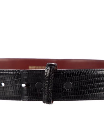 Kieselstein-Cord Lizard Belt