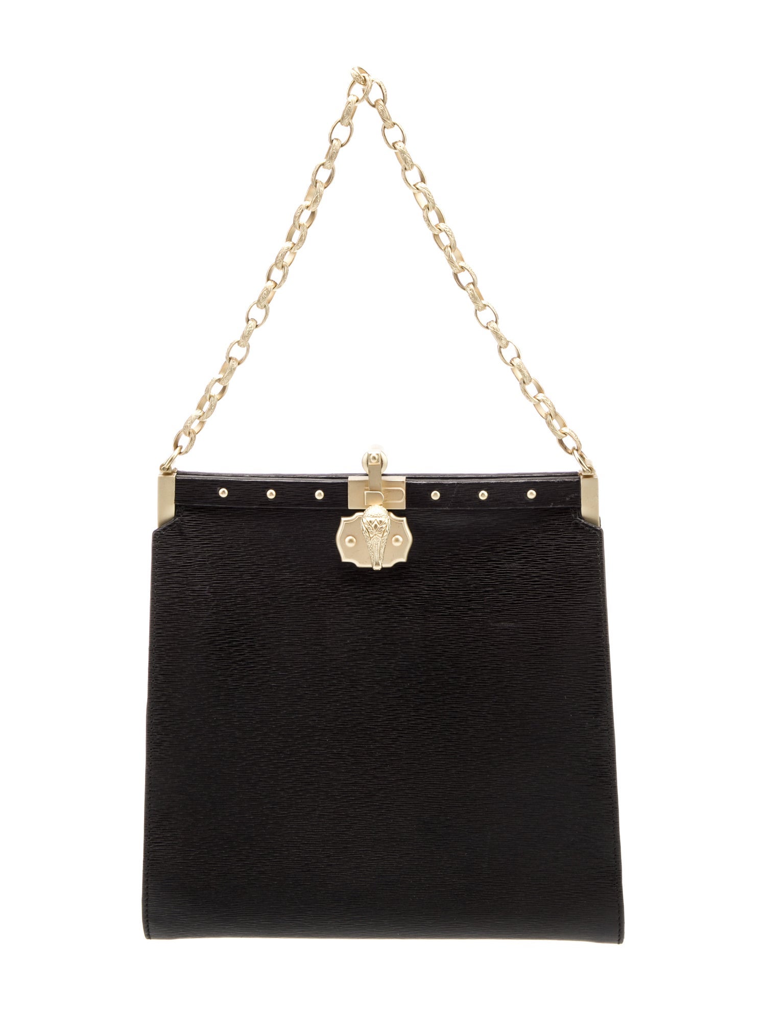 Kieselstein-Cord Leather Top Handle Bag