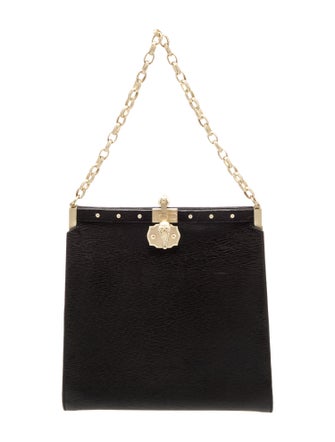 Kieselstein-Cord Leather Top Handle Bag