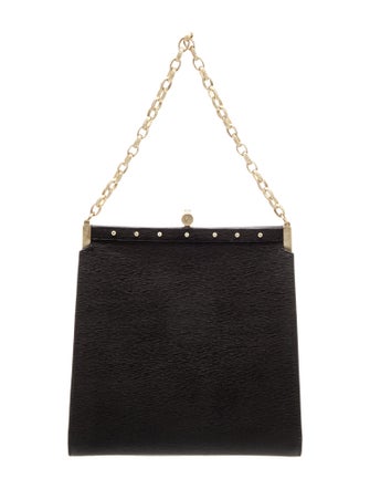 Kieselstein-Cord Leather Top Handle Bag