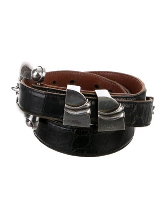 Kieselstein-Cord Alligator Belt