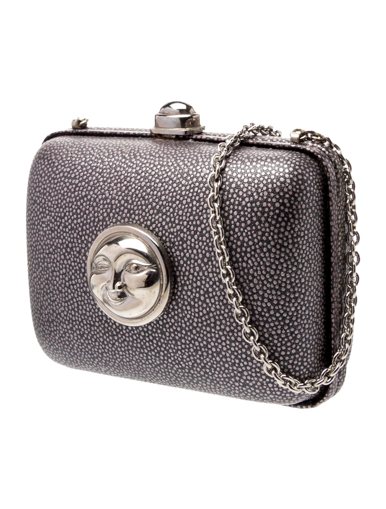 Kieselstein-Cord Leather Minaudière Vintage