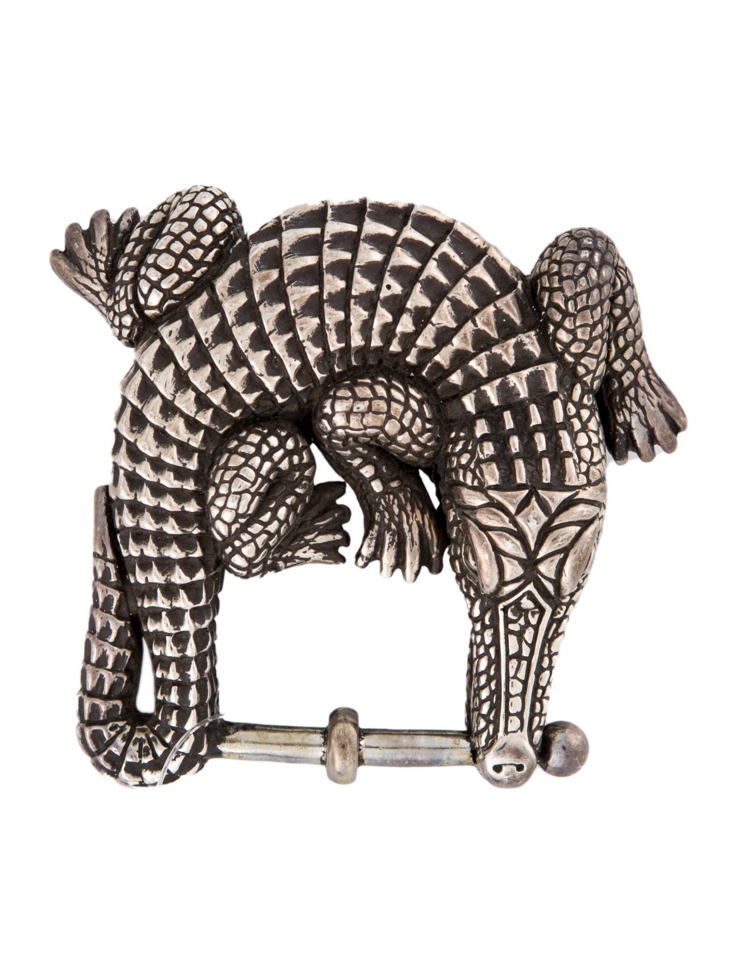 Kieselstein-Cord Wide Metal Waist Belt