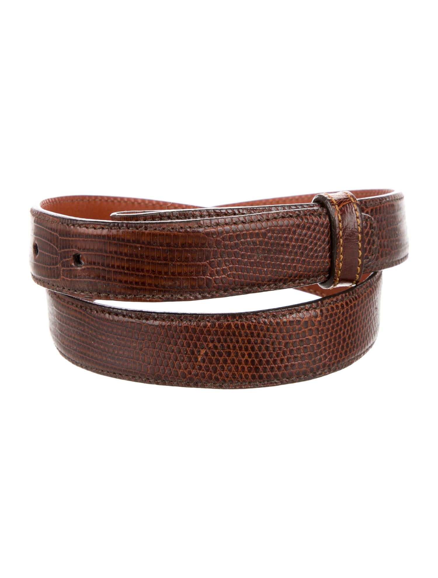 Kieselstein-Cord Skinny Embossed Leather Belt Kit