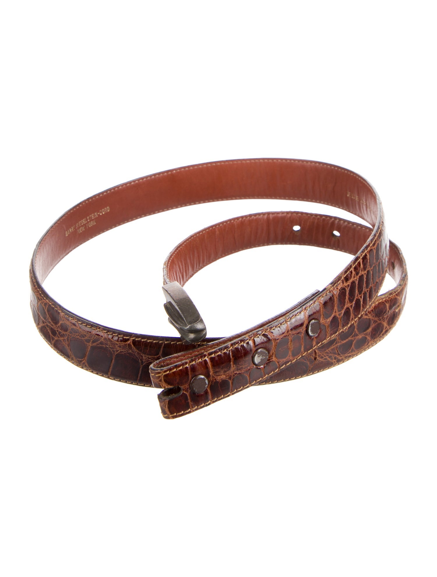 Kieselstein-Cord Alligator Waist Belt