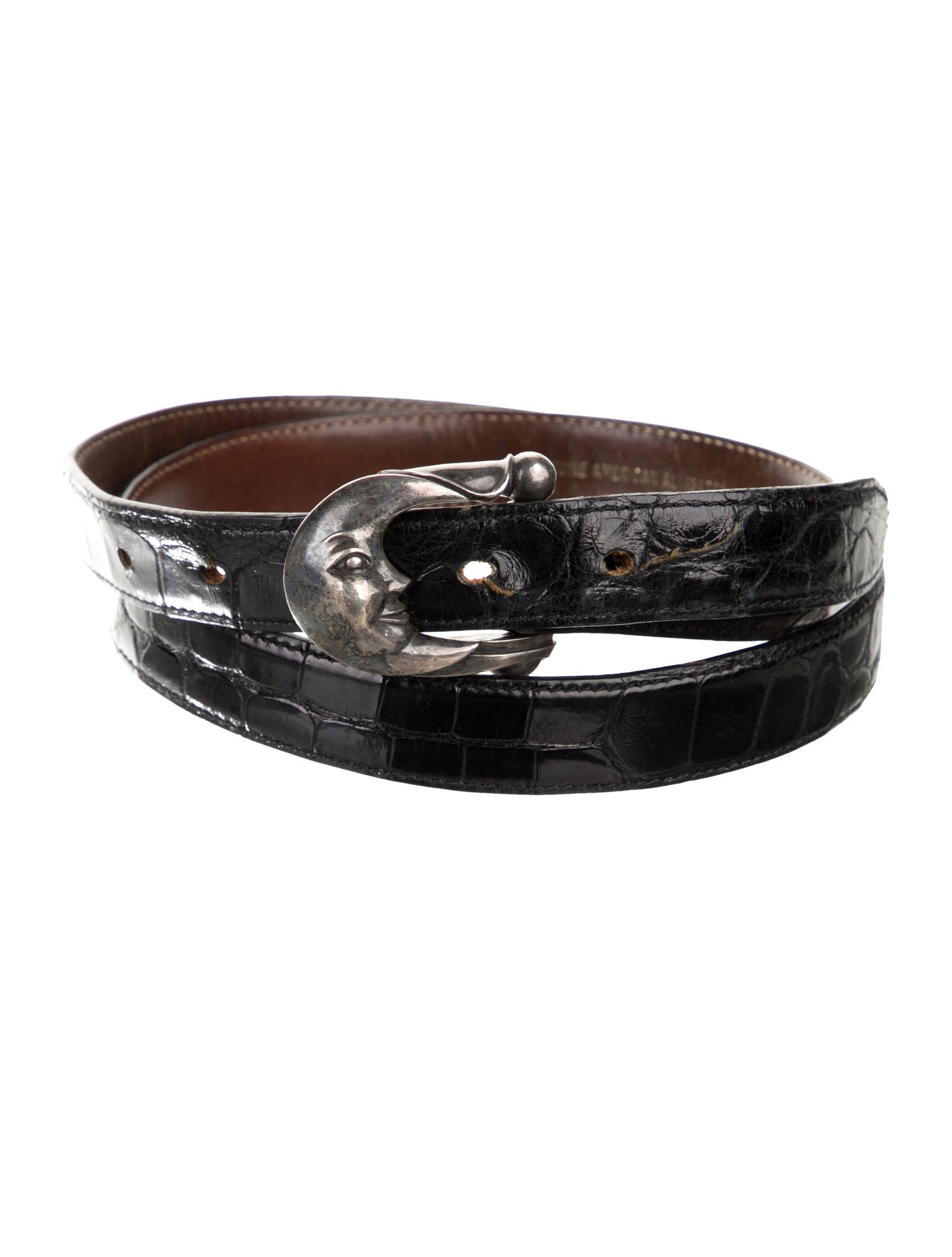 Kieselstein-Cord Skinny Alligator Belt