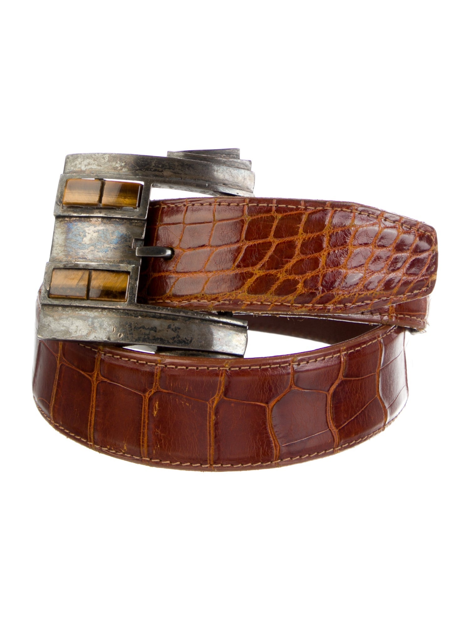 Kieselstein-Cord Alligator Belt