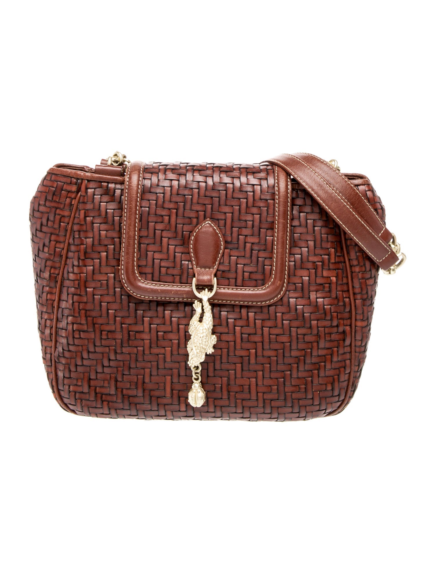 Kieselstein-Cord Leather Shoulder Bag