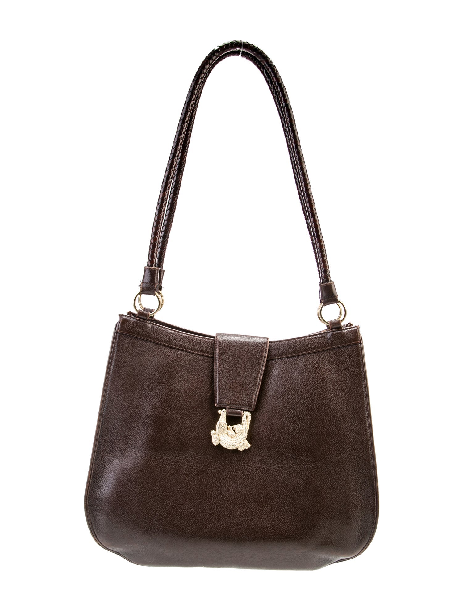 Kieselstein-Cord Leather Shoulder Bag