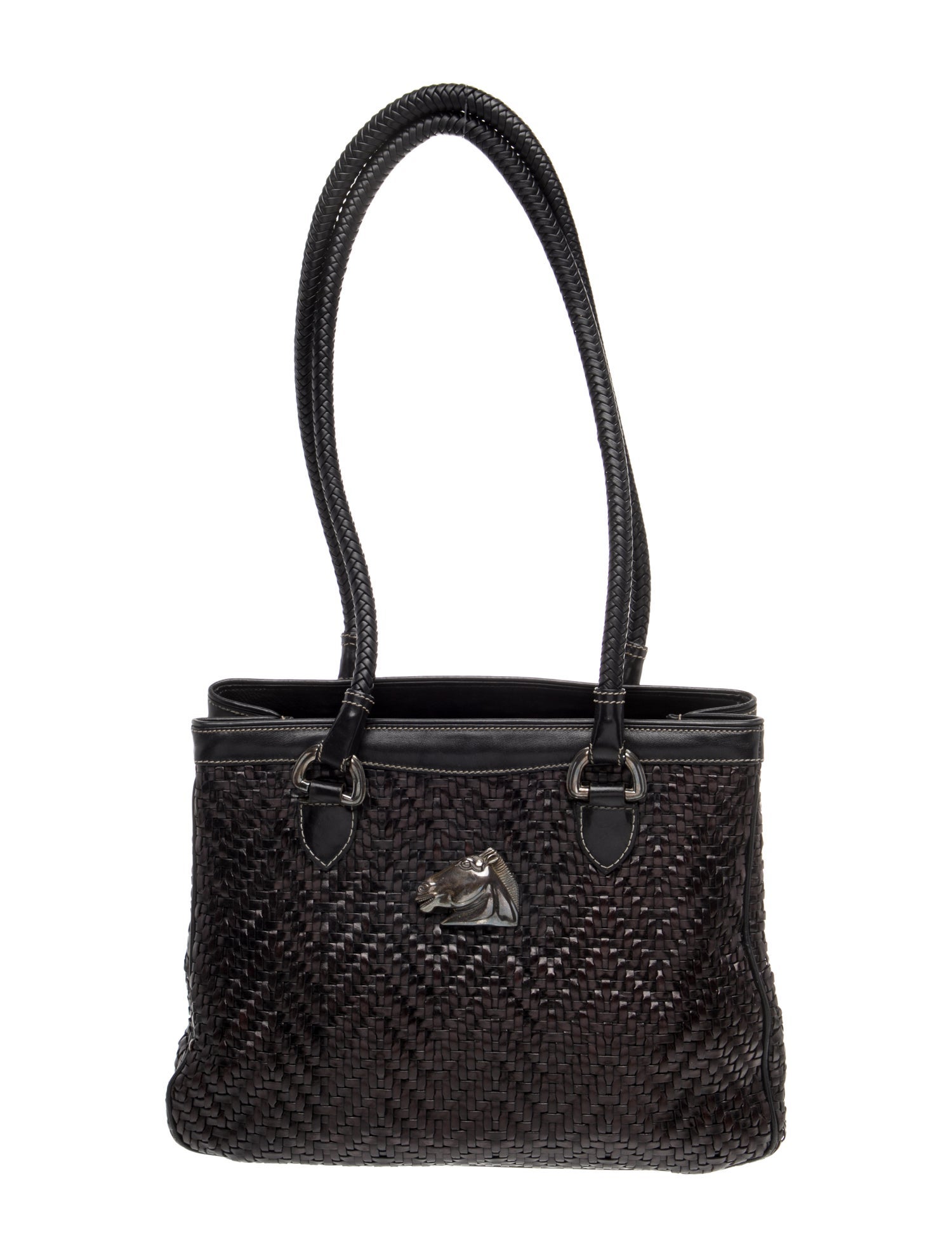 Kieselstein-Cord Leather Shoulder Bag