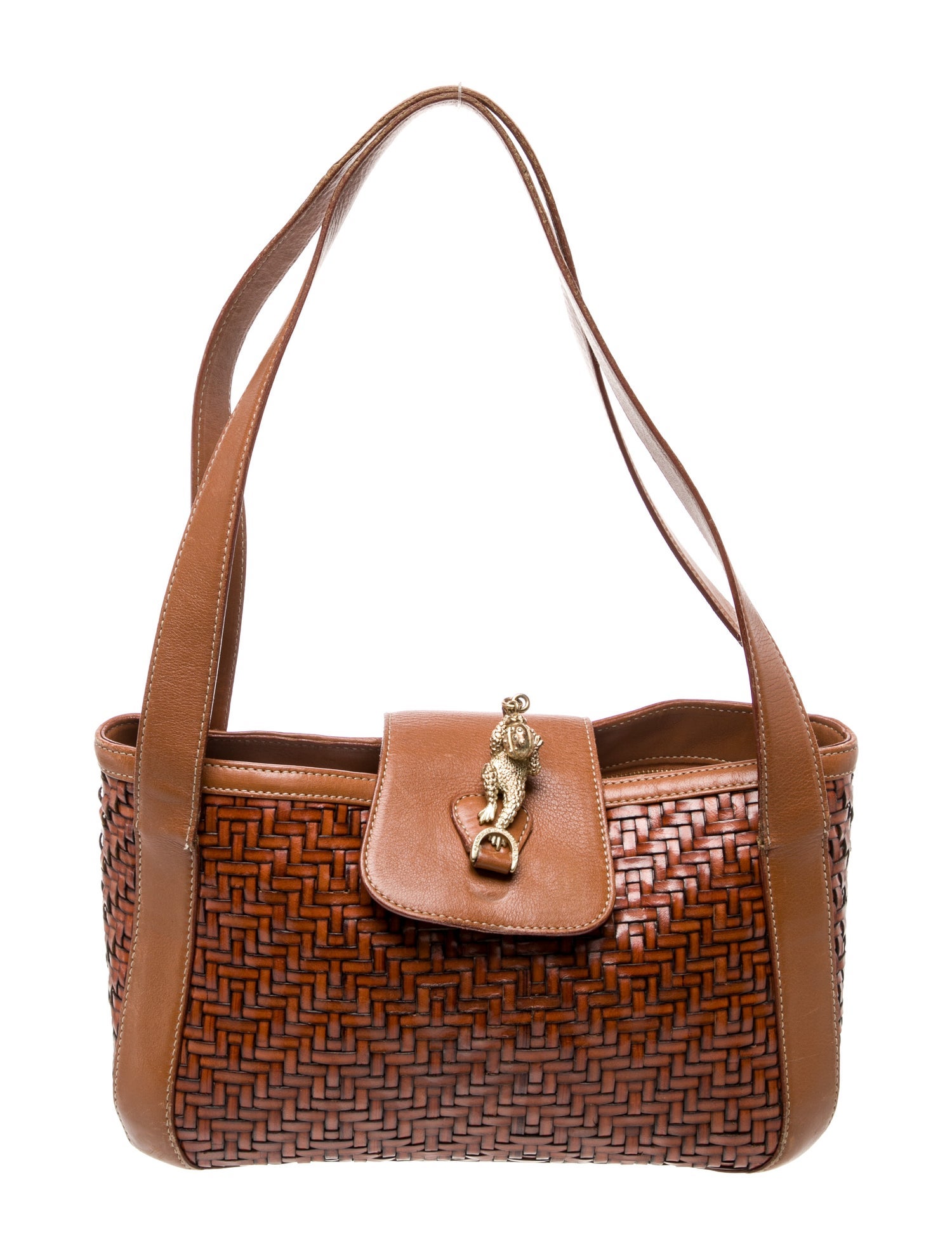 Kieselstein-Cord Leather Shoulder Bag