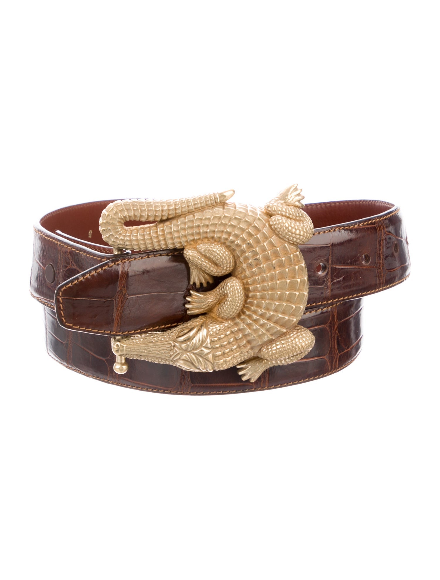 Kieselstein-Cord Alligator Waist Belt