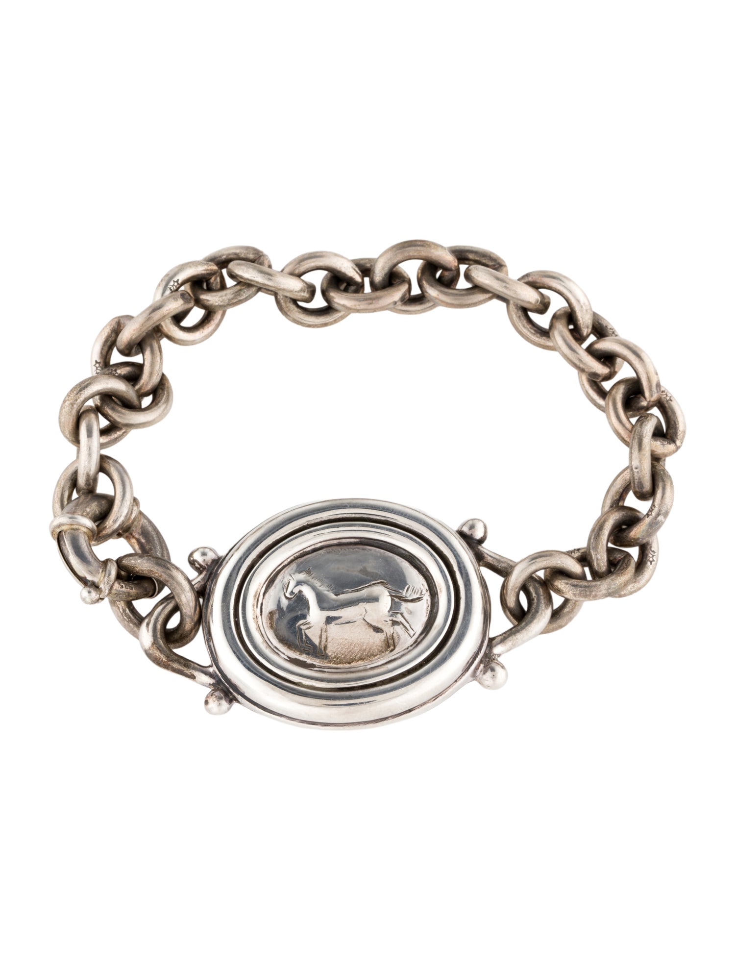 Kieselstein-Cord Vintage Equestrian Link Bracelet