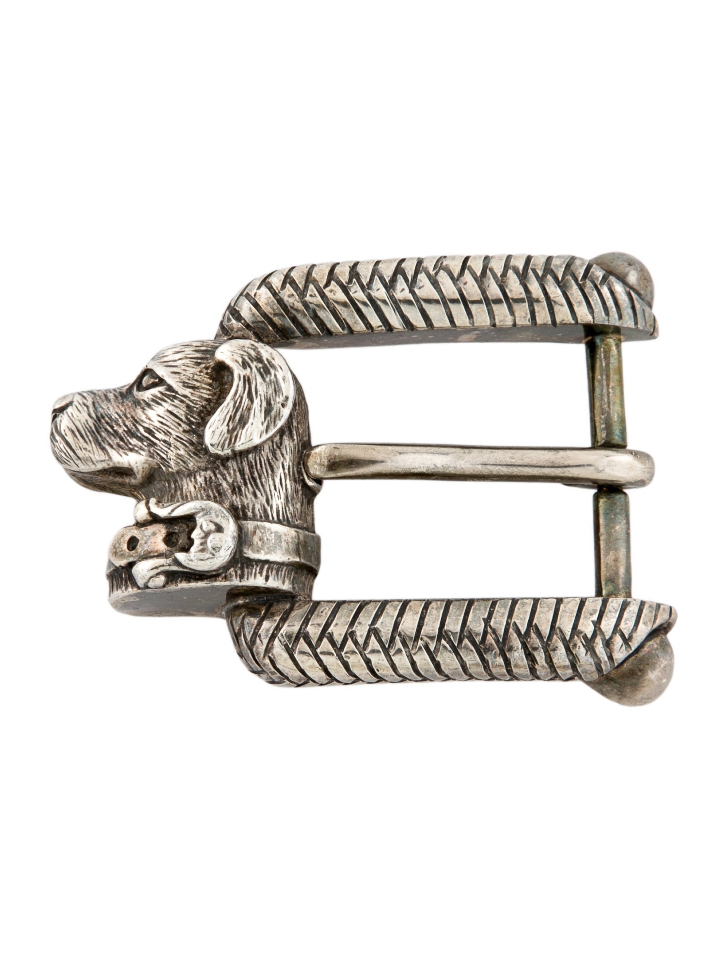 Kieselstein-Cord metal dog buckle