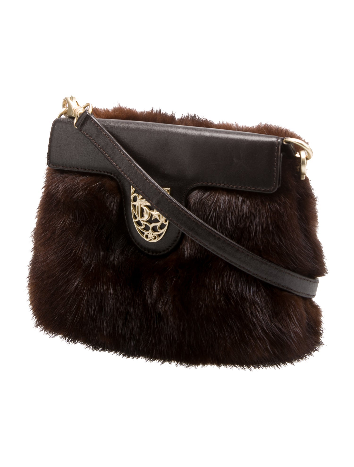 Kieselstein-Cord Fur Crossbody Bag