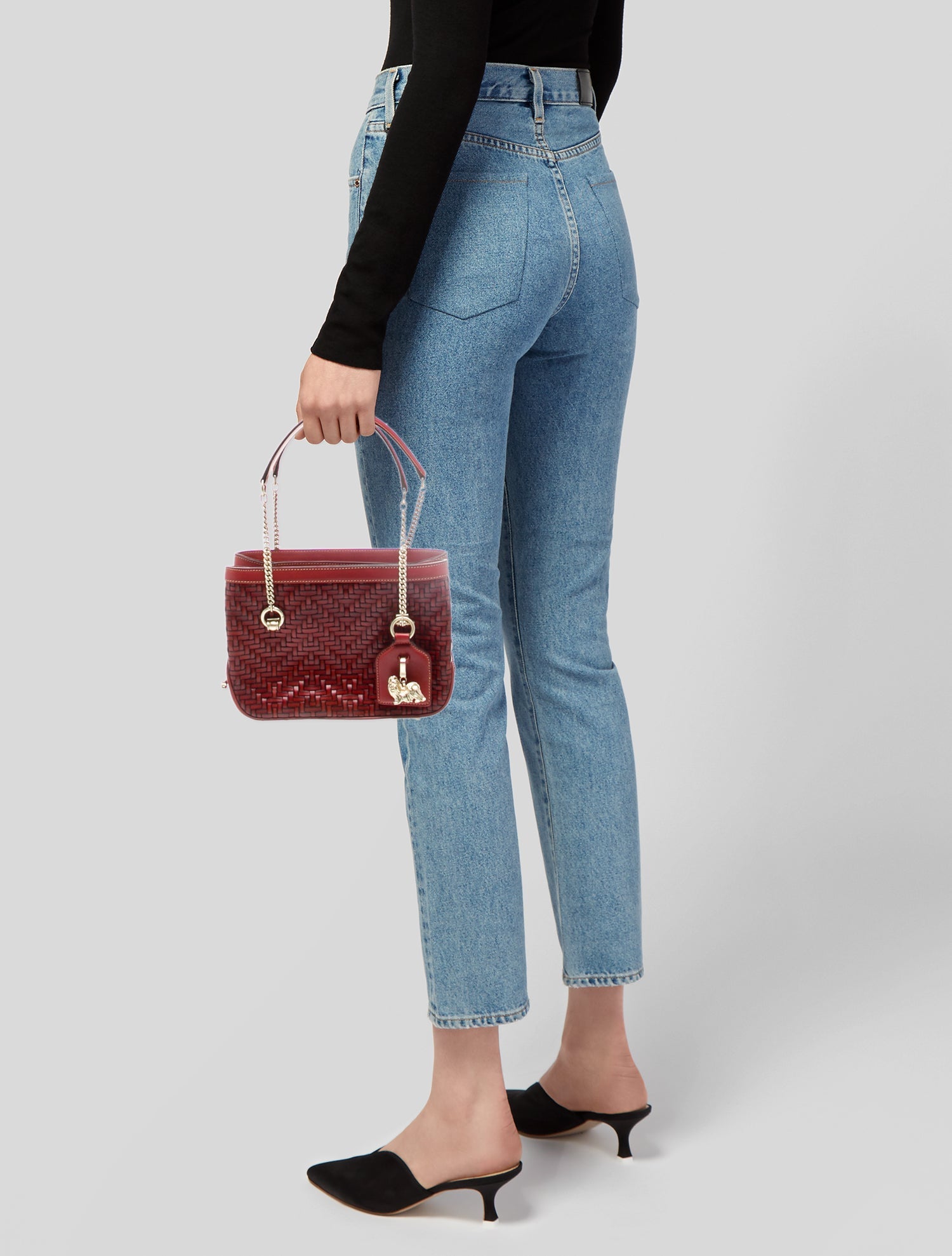 Kieselstein-Cord Leather Top Handle Bag