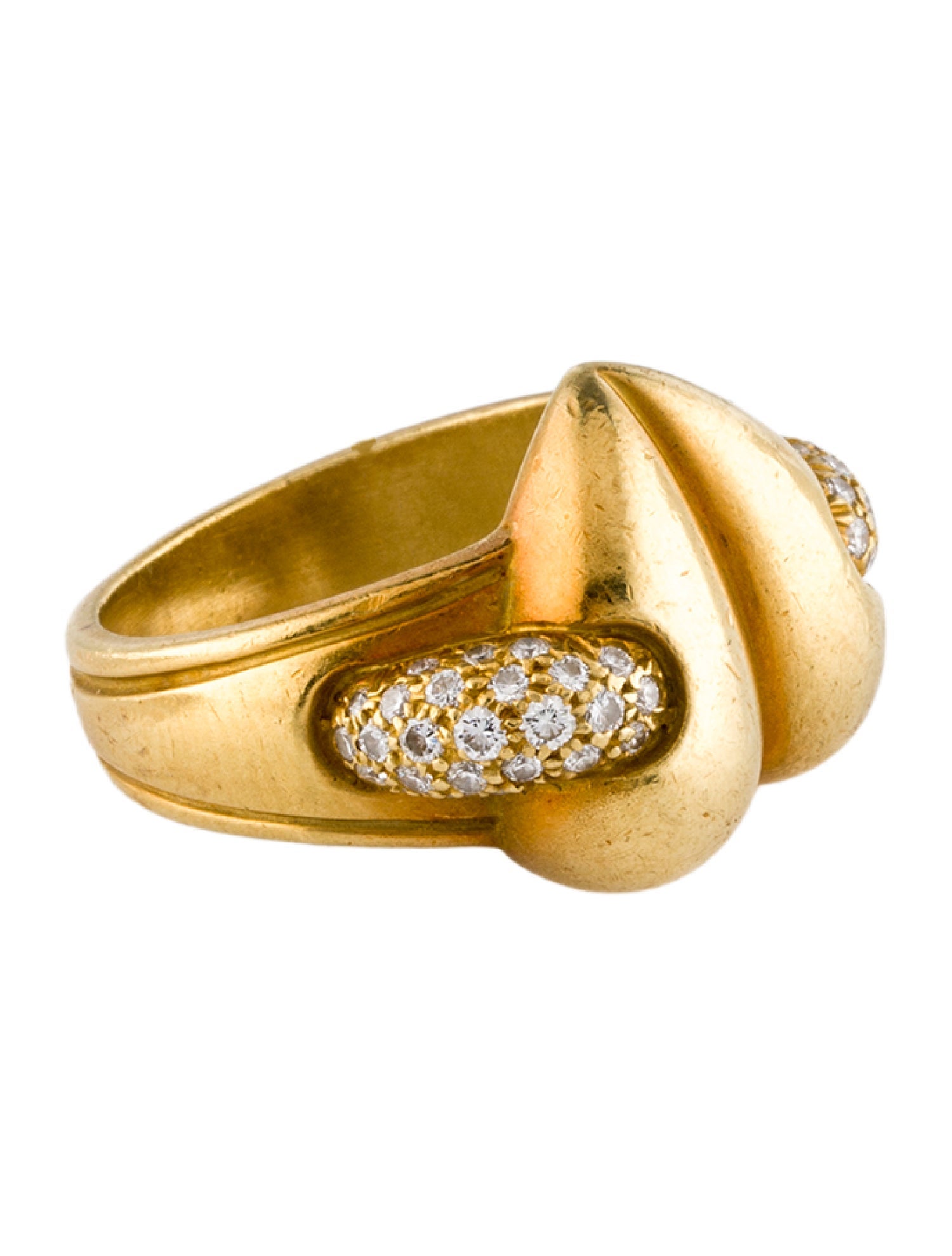 Kieselstein-Cord 18K Diamond Heart Ring