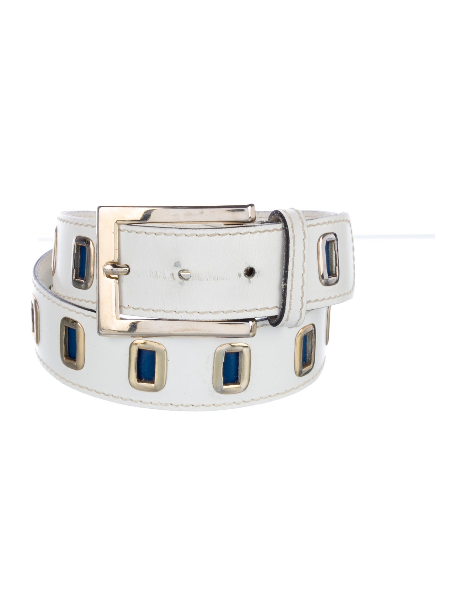 Kieselstein-Cord Leather Waist Belt