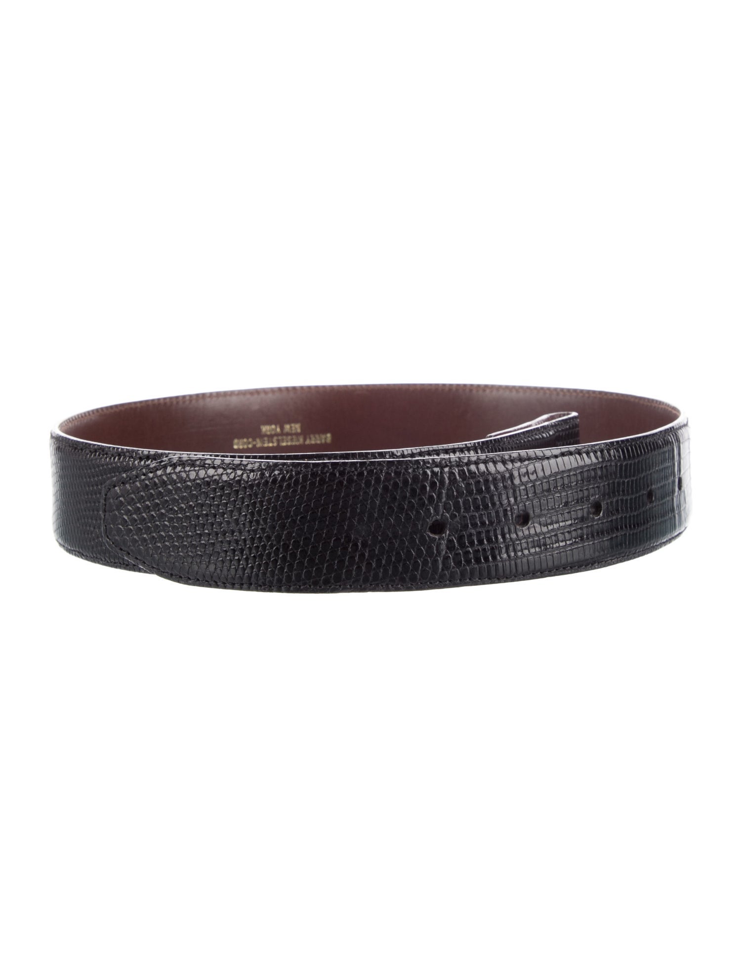 Kieselstein-Cord Leather Waist Belt