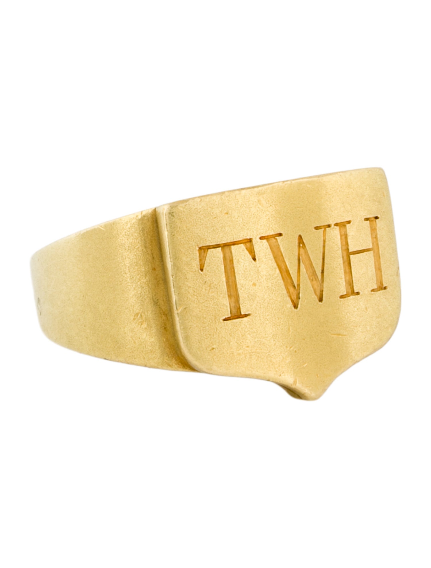 Kieselstein-Cord 18K Shield Signet Ring