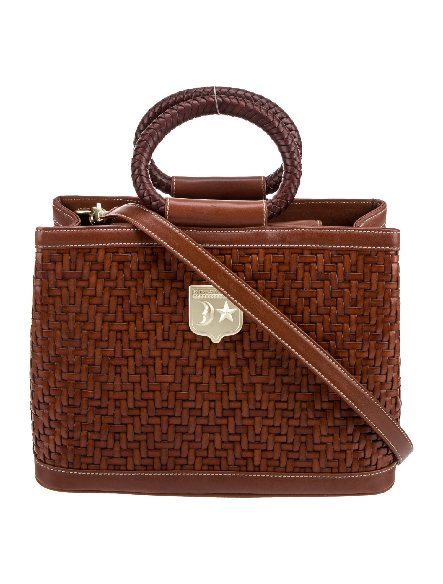 Kieselstein-Cord Leather Top Handle Bag