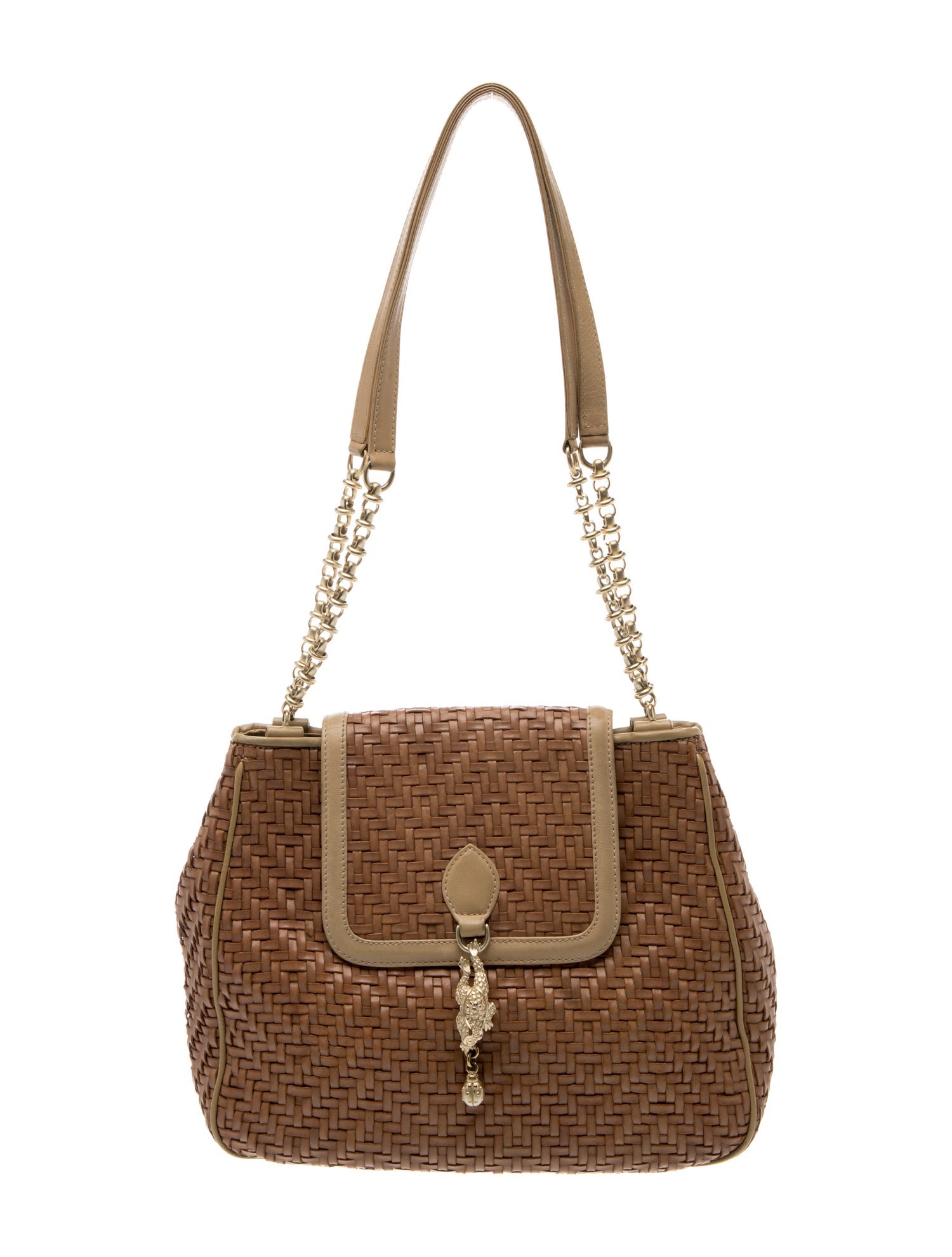 Kieselstein-Cord Leather Shoulder Bag