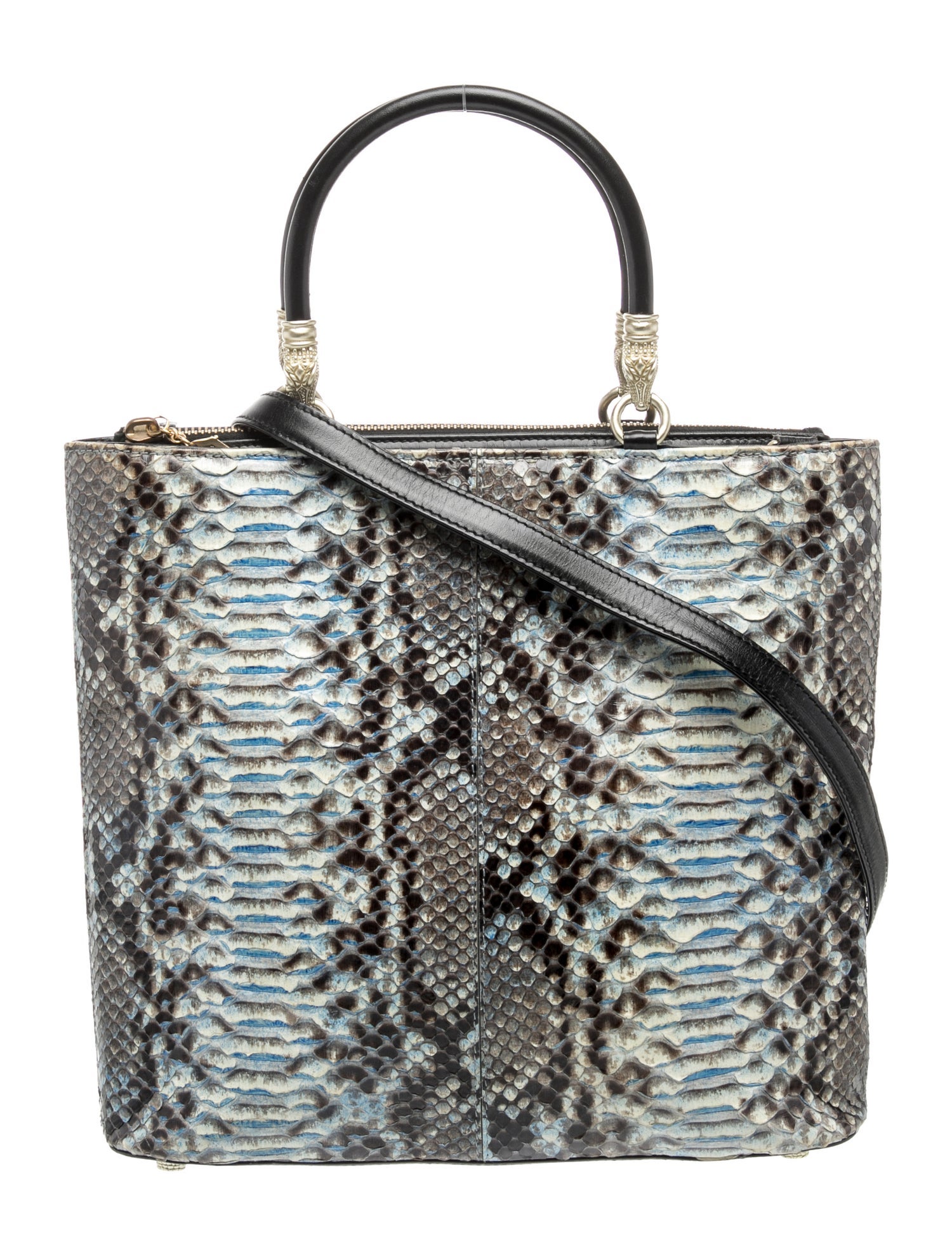 Kieselstein-Cord Python Top Handle Bag