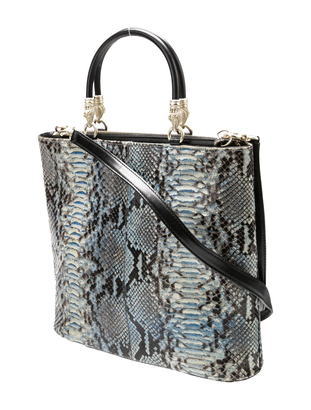 Kieselstein-Cord Python Top Handle Bag - image 3