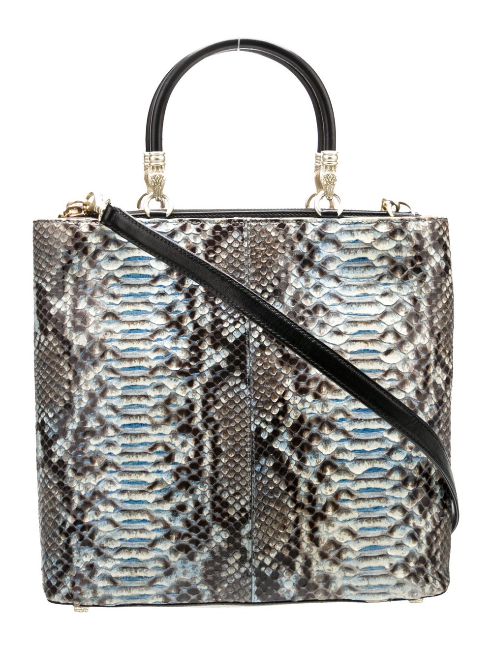 Kieselstein-Cord Python Top Handle Bag - image 4