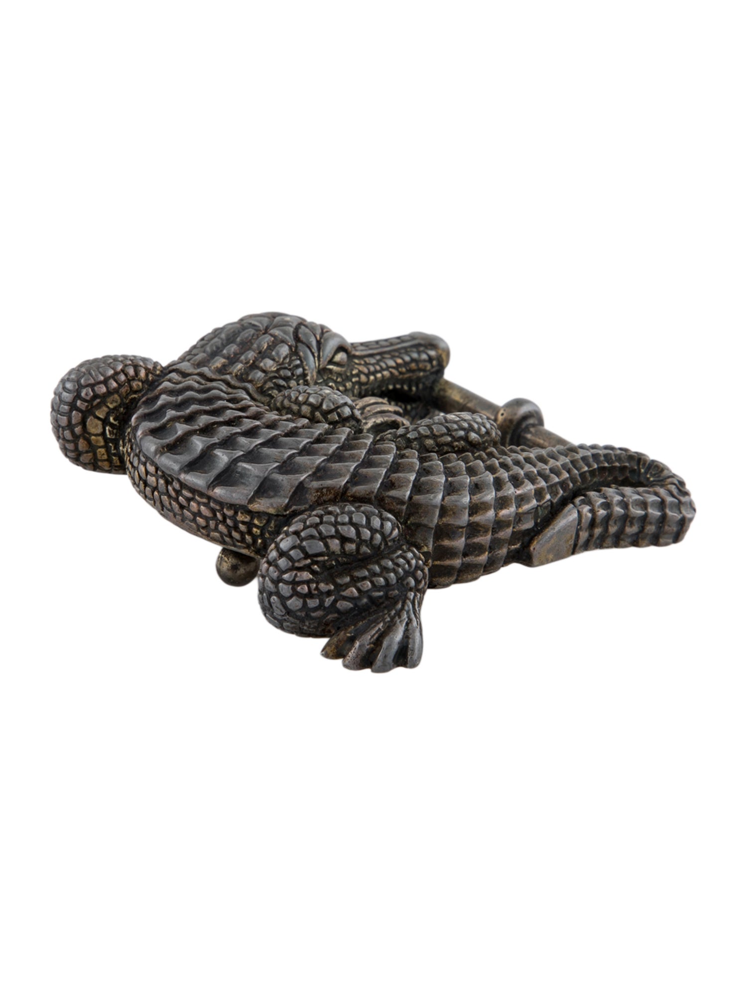 Kieselstein-Cord Silver Tone Belt Buckle