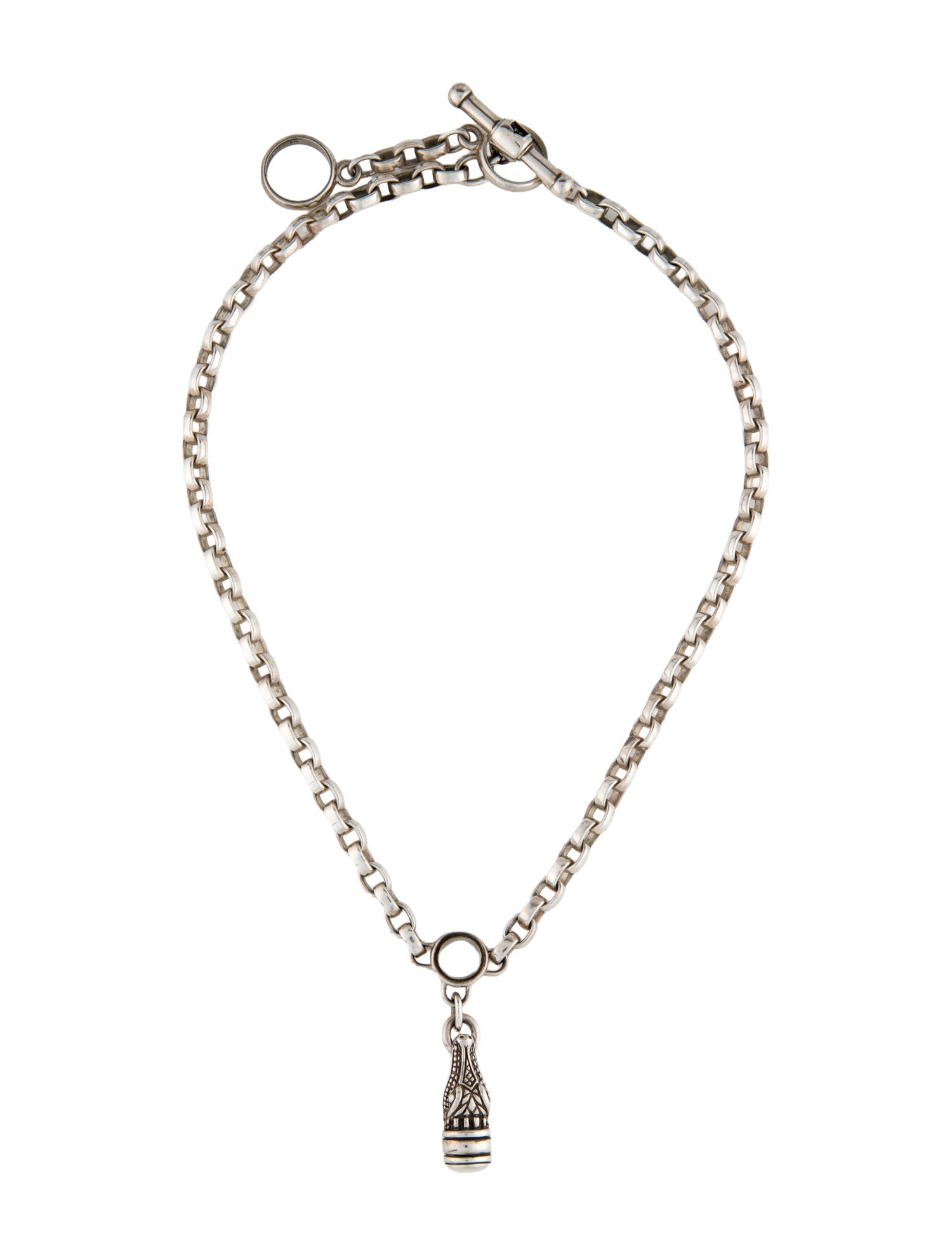 Kieselstein-Cord Moonstone Alligator Pendant Necklace