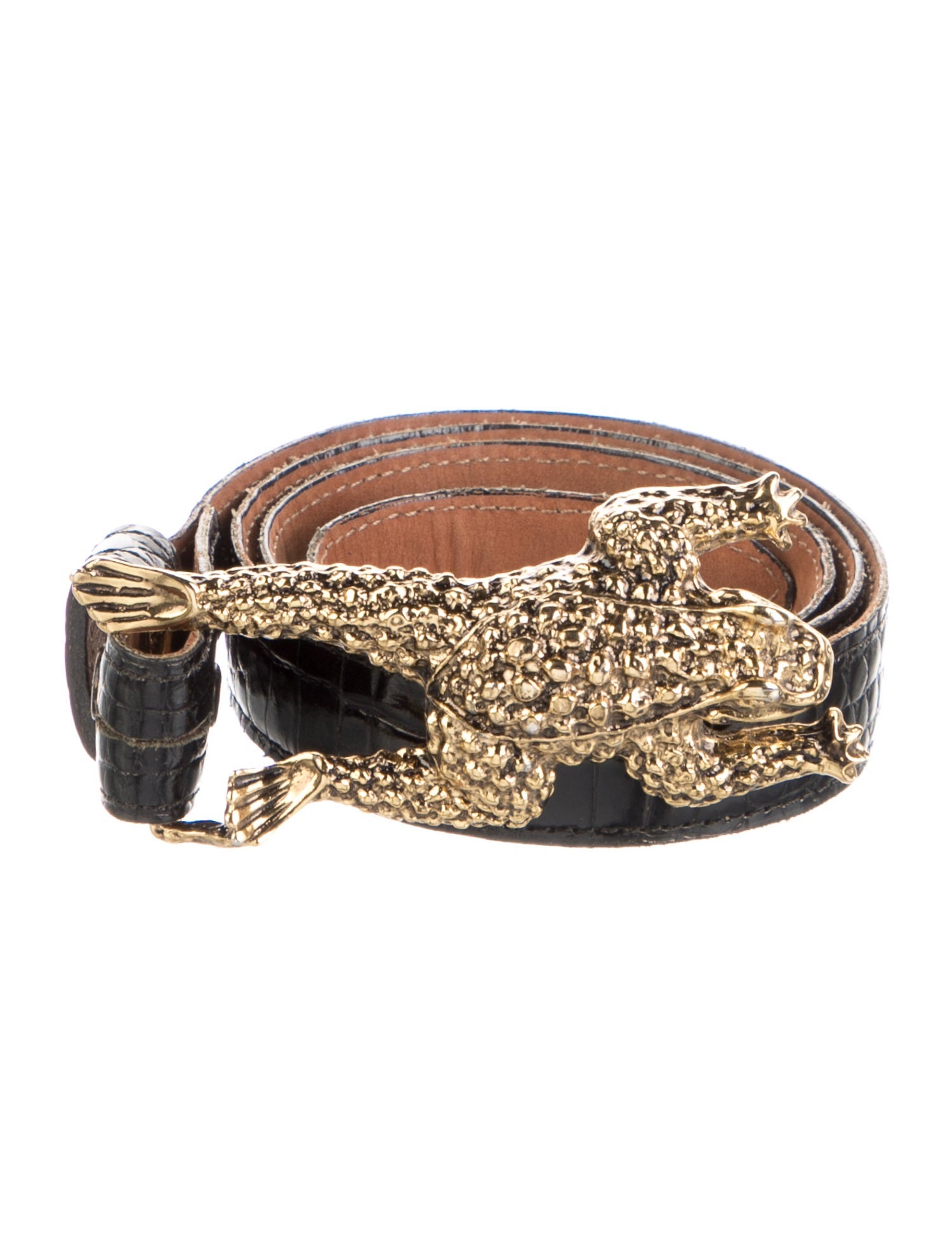 Kieselstein-Cord Skinny Leather Belt