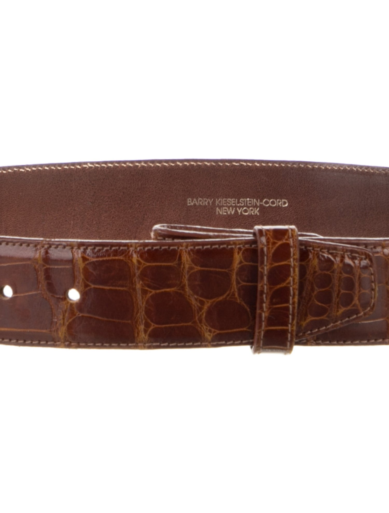 Kieselstein-Cord Alligator Waist Belt