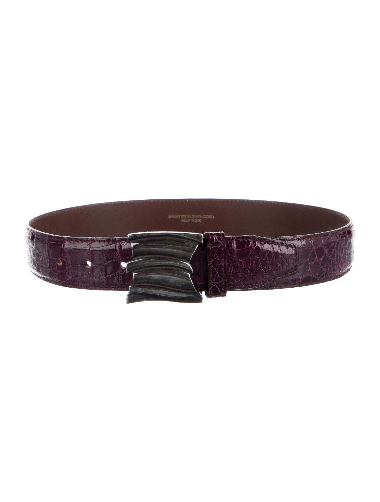 Kieselstein-Cord Skinny Alligator Belt