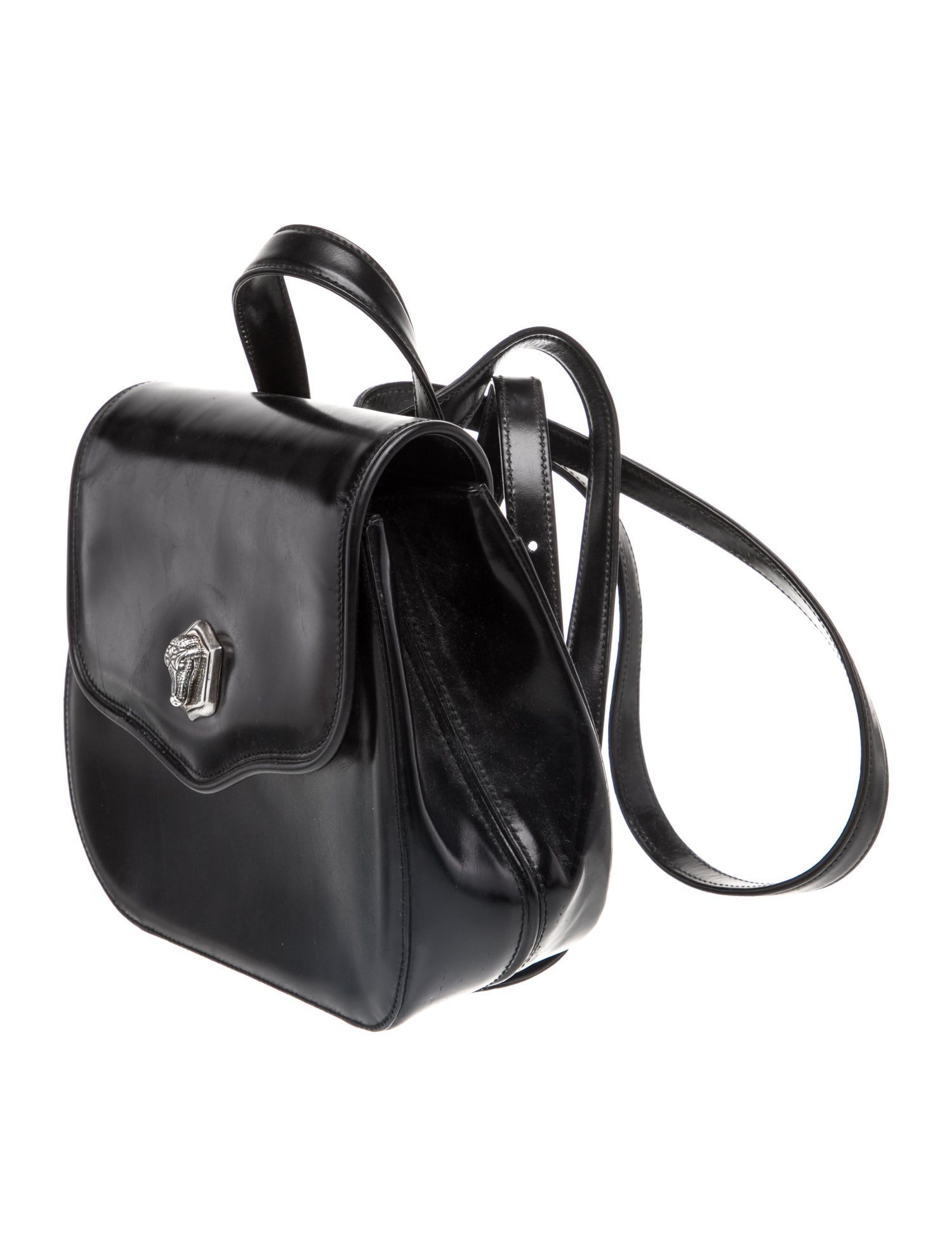 Kieselstein-Cord Patent Leather Backpack