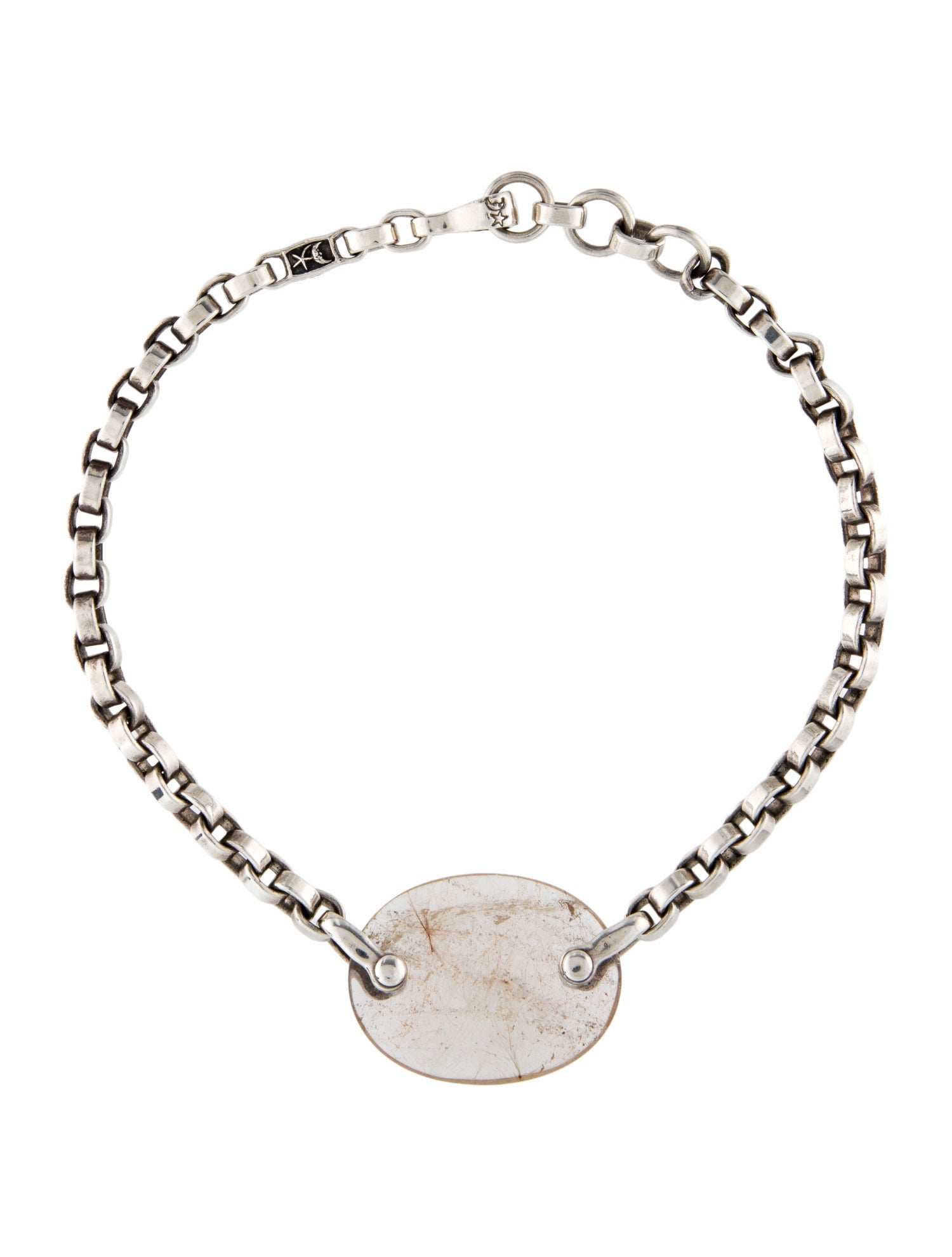 Kieselstein-Cord Rutilated Quartz Collar Necklace