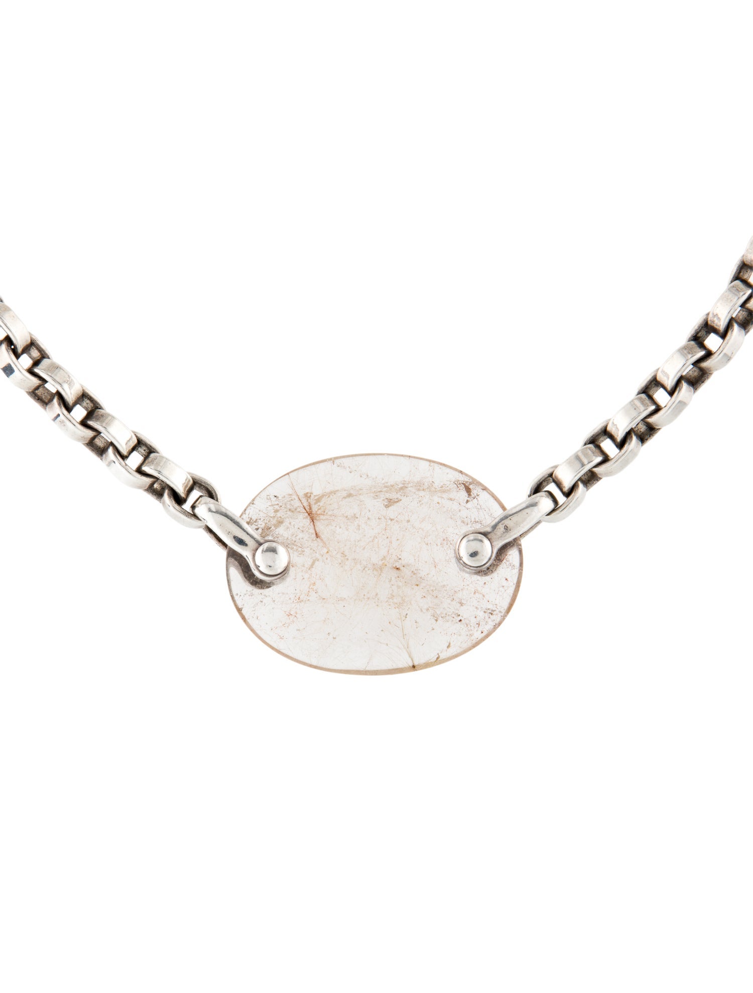 Kieselstein-Cord Rutilated Quartz Collar Necklace