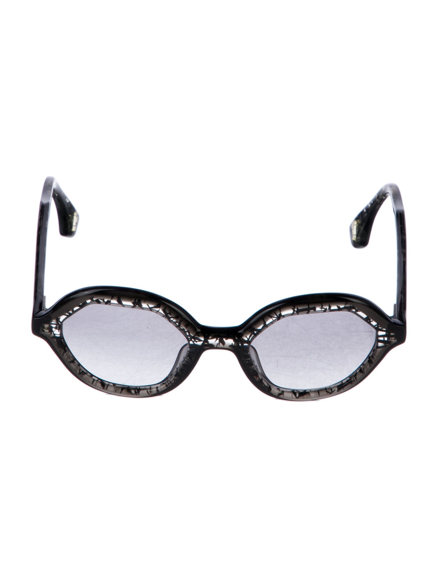 Blake Kuwahara Round Gradient Sunglasses